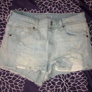 Super stretch high rise American Eagle shorts